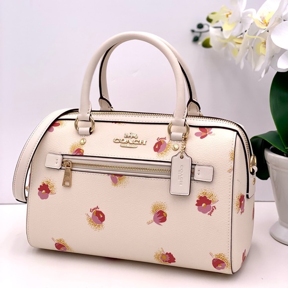 Coach Handbags - Coach Rowan Satchel With Pop Floral Print
